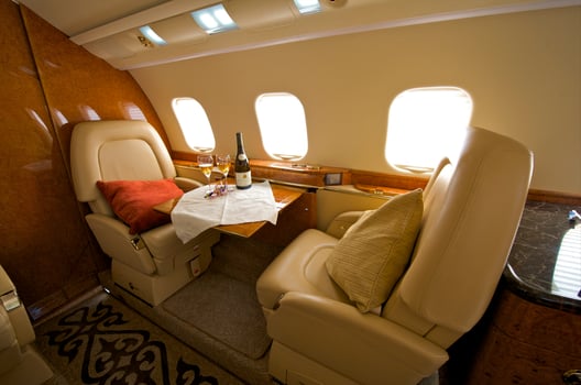 VIP Business Interior Jet Airplane photo