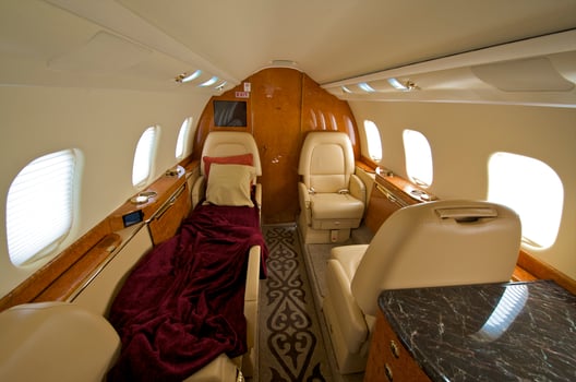 VIP Business Interior Jet Airplane photo