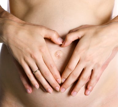 The beautiful young girl, the third trimester of pregnancy photo