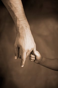 Daughter and father photo