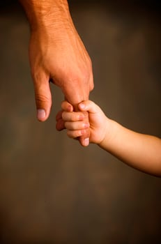 Daughter and father photo