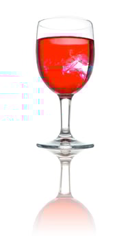 Ink in a glass photo