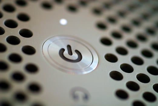 The metal button power photo