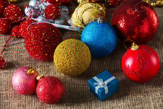 Christmas decoration background photo