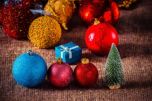 Christmas decoration background photo