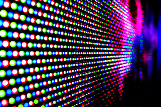 Light emitting diodes for LED display photo