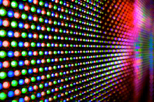 Light emitting diodes for LED display photo