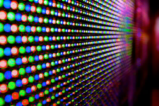 Light emitting diodes for LED display photo