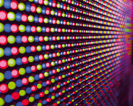 Light emitting diodes for LED display photo