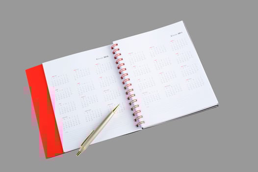 The stylish notebook for business photo