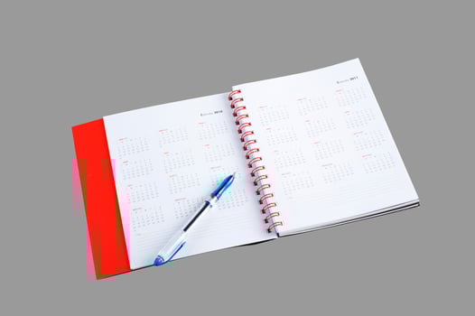 The stylish notebook for business photo