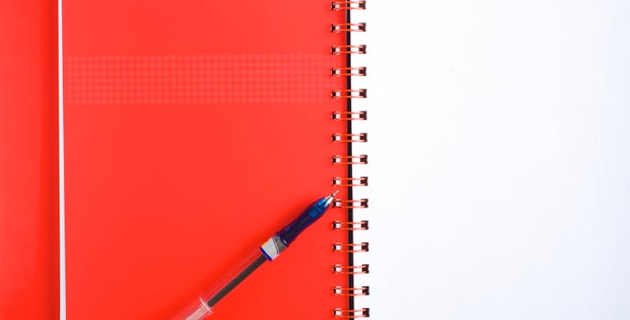 The stylish notebook for business photo