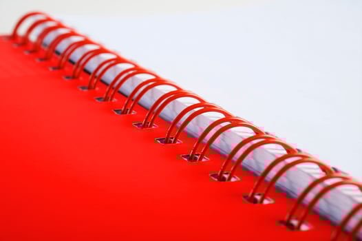 The stylish notebook for business photo