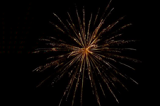 Fireworks in the night sky photo