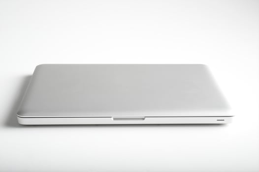Professional Laptop on white background photo