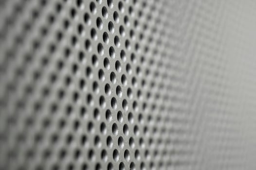The structure threw with apertures photo