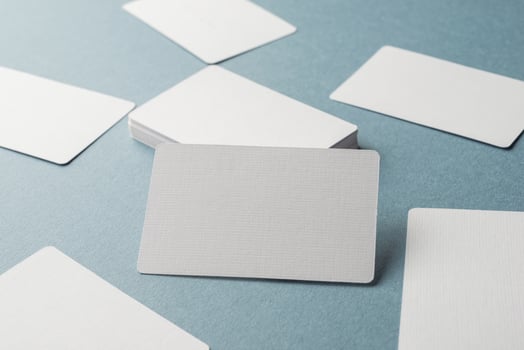 Mock up of business cards photo