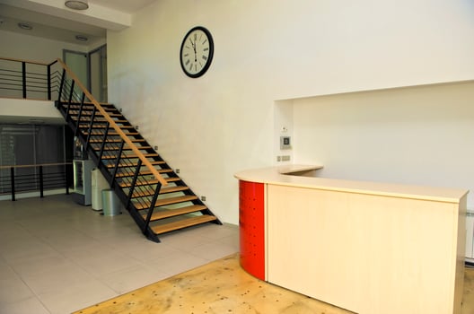Interior of the office building photo