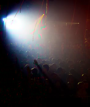 Large party in the night club photo
