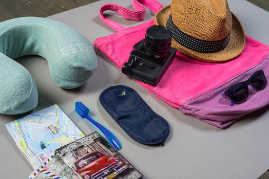 Travel mock up photo