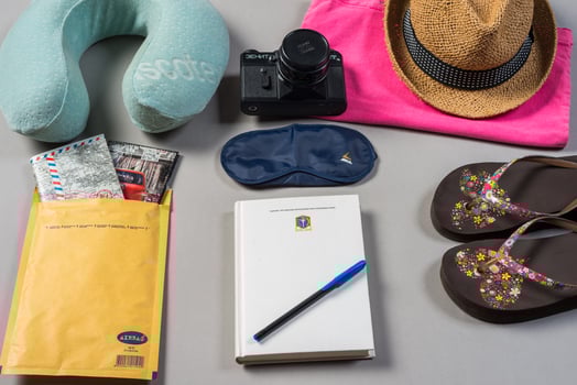Travel mock up photo