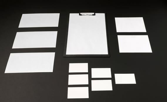 Template for branding identity. photo