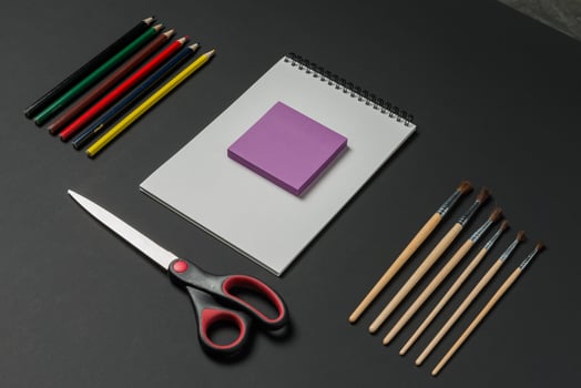 Template for branding identity. photo