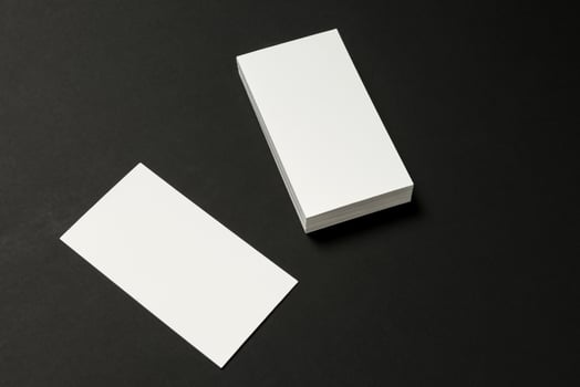 Mockup of business cards photo