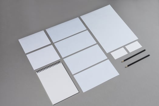 Template for branding identity. photo