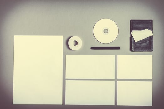 Template for branding identity. photo