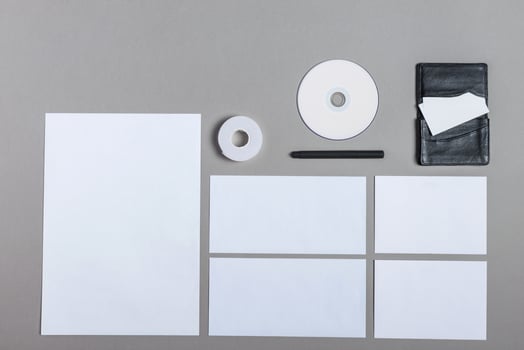 Template for branding identity. photo