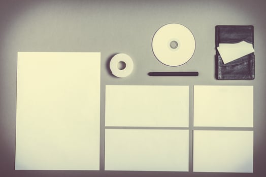 Template for branding identity. photo