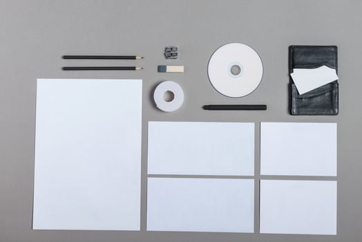 Template for branding identity. photo