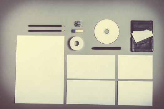 Template for branding identity. photo