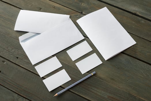 Template for branding identity photo