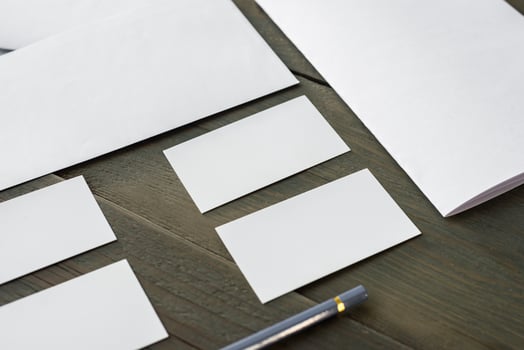 Template for branding identity photo