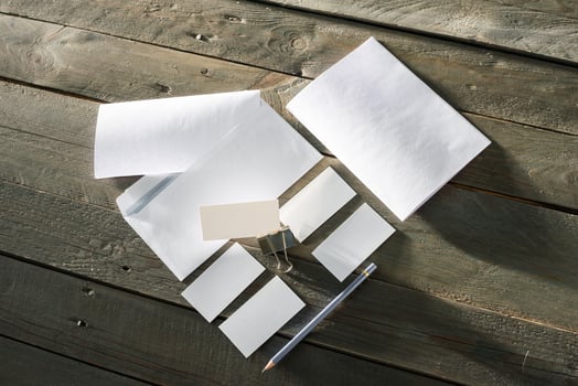 Template for branding identity photo