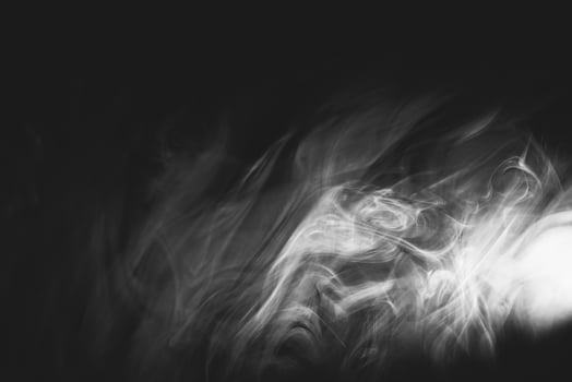 White smoke, studio shoot photo