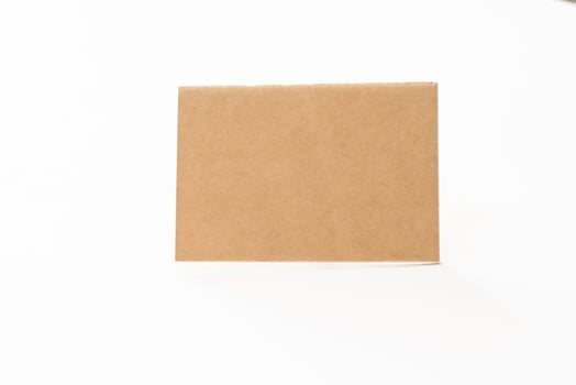 Blank craft business cards. photo