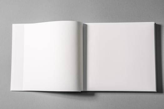 Hardcover book Mock Up photo