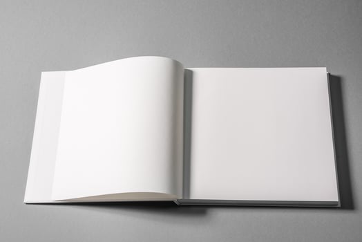 Hardcover book Mock Up photo