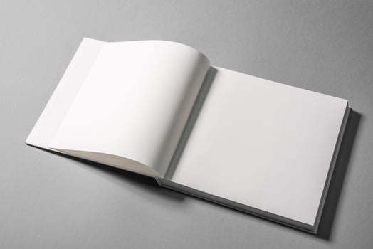 Hardcover book Mock Up photo