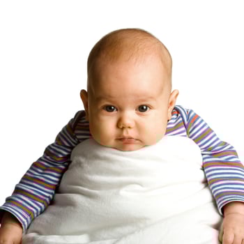 Stunning Studio Portrait of a Charming Young Boy photo
