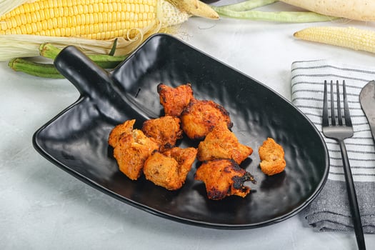 Indian cuisine - Fish Tikka barbecue photo