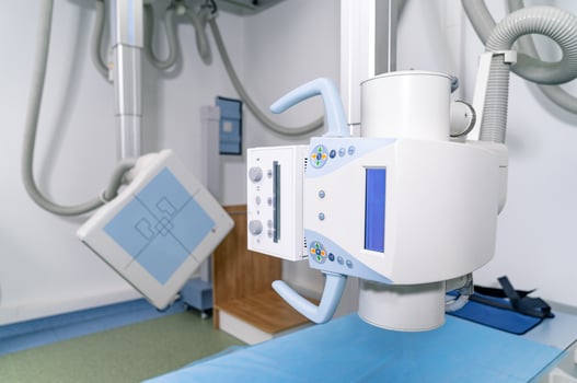 Medical modern equipment for treating health. Operation innovation therapy science healthcare. photo