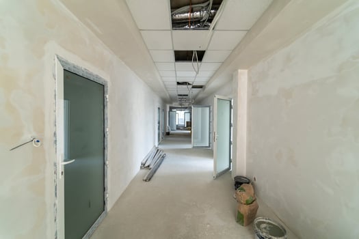 New construction repairing renavative. Interior of renovated apartment. photo