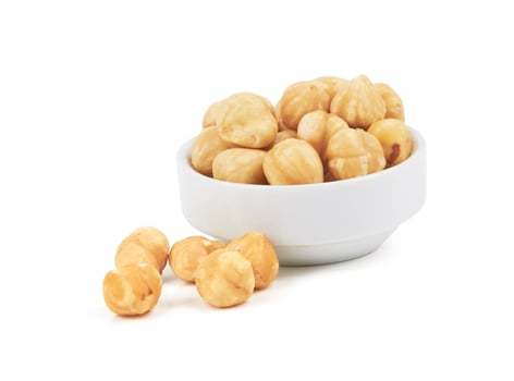 Hazelnuts in a bowl photo
