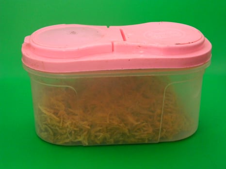 Macro photo or close-up photo of traditional cakes or dishes with a green background that are usually served during Eid al-Fitr or Eid al-Adha