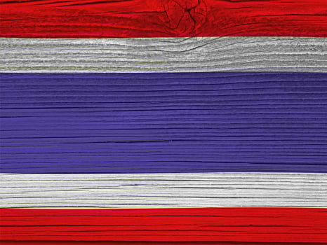 Thailand flag with texture photo
