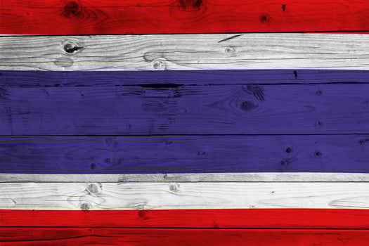Thailand flag with texture photo